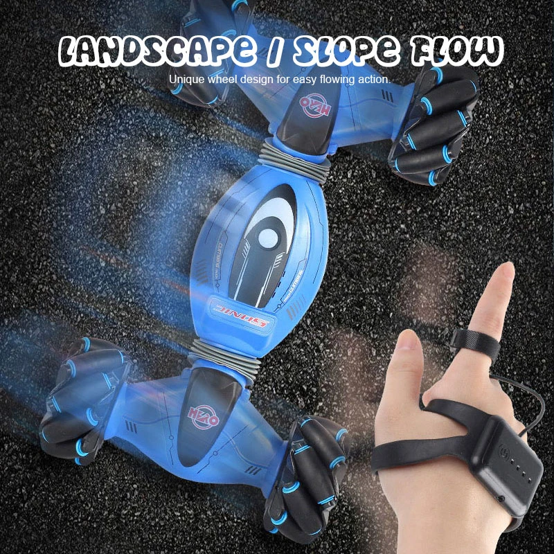 

Remote Control Stunt Car Gesture Induction Twisting Off-Road Vehicle Light Music Drift Dancing Side Driving Toy Gift For Kids