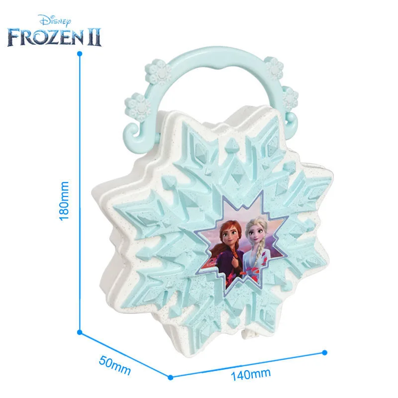 New Disney princess girls frozen 2 elsa anna Suitcase snowflake Makeup set kids Beauty pretend play Gift toy
