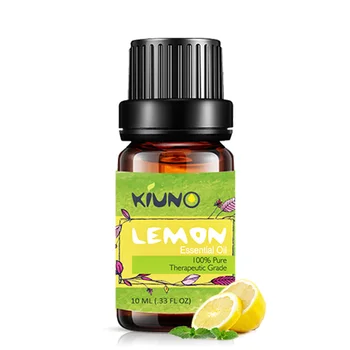 

KINUO 10ML Lemon Essential Oils For Aromatic Aromatherapy Diffusers Aroma Oil Lavender Lemongrass Tree Oil Natural Home Air Care