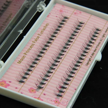 

60 Bundle/Set False EyeLashes Natural Long Extension Kits Long Grafted Fake Eyelash Soft False Eyelash Extension 3D Lashes