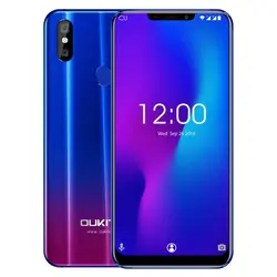 Смартфон OUKITEL U23 4G 6,18 дюймов Android 8,1 MTK 6763T Octa Core 2,0 GHz 6GB ram 64GB rom 16.0MP + 2.0MP 3500mAh мобильный телефон