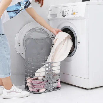 

Home Household Bathroom Storage Basket Foldable Dirty Laundry Basket Organizer Laundry Hamper Sorter Bathroom Toilet Supplies A