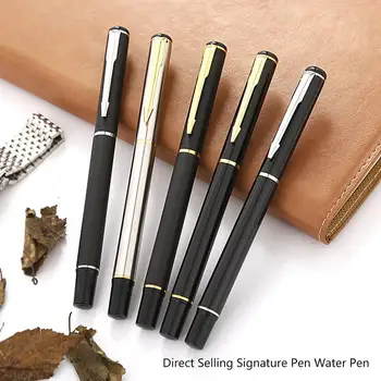 

Business Office Metal Gel Pen Water Pen Metal Ball Pen High-End Advertising Pearl Pen Custom Printing Logo