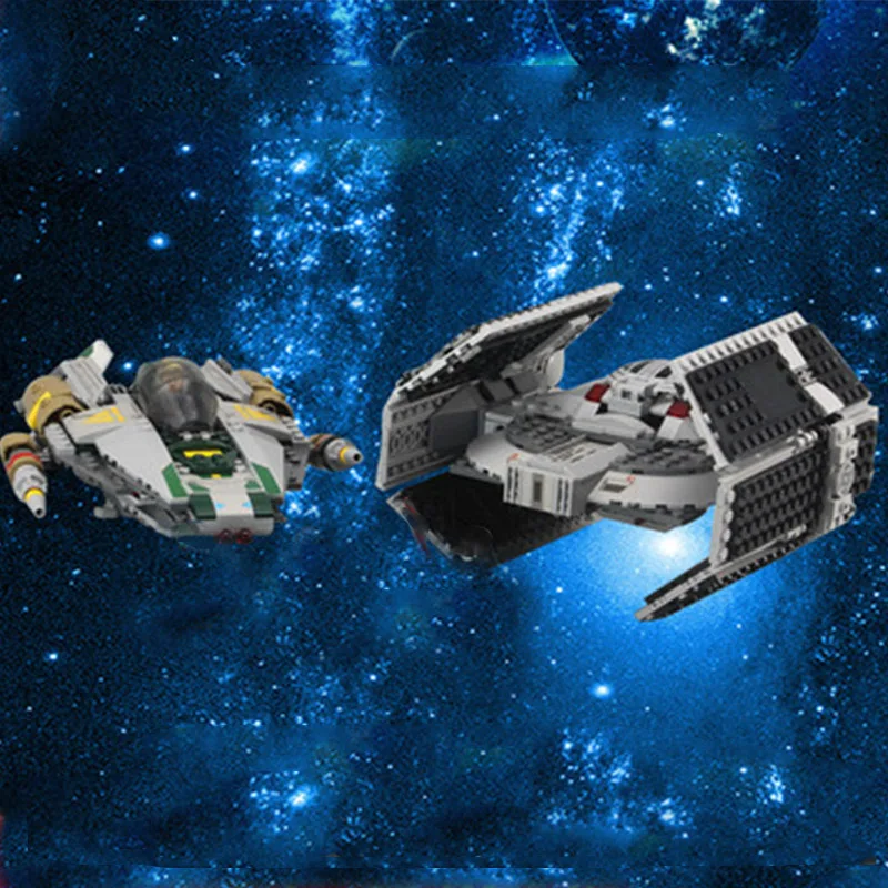 

05030 Star Wars Vader Tie Advanced VS A-wing Model Toys Building Blocks Compatible legoinglys 75150 Kid Gifts