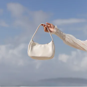 

Baguette Package Simple Hand Bag 2020 Spring and Summer New Bag Women Shoulder Underarm Women's Bags