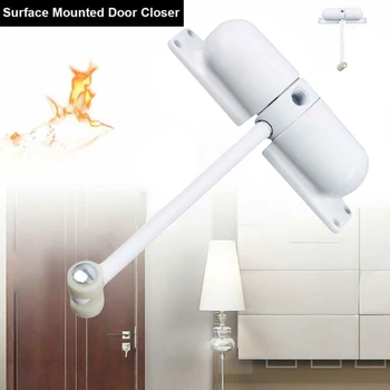 

Strong Zinc Door closer Hardware Surface Mounted Spring Loaded Fire Rated