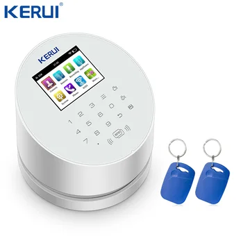 

KERUI W2 WiFi GSM PSTN Home Alarm RFID Security Panel TFT color LCD Display ISO Android App Control