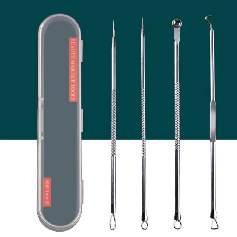 Pimple Blackhead Remover Tool For Squeezing Acne Tools for Face Cleaning Comedone Extractor Pore Cleaner afbeelding