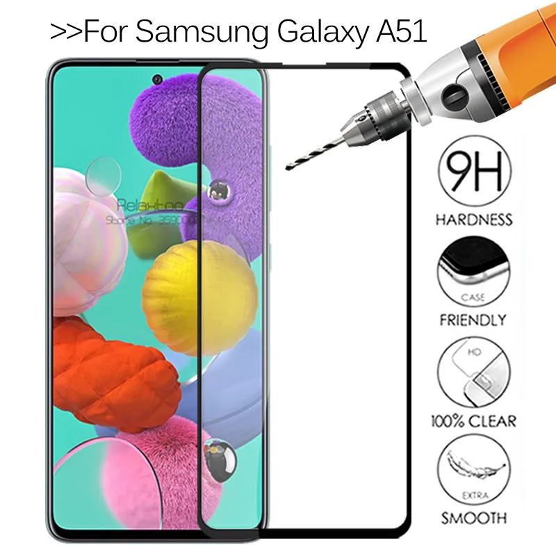 Protective Glass For samsung Galaxy a51 Case Samsun a50 a10 a20 a30 a40 a70 a80 a71 a10s a20s a30s a50s a01 Tempered | Мобильные