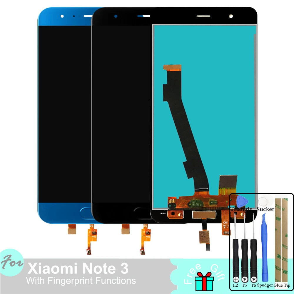 

LCD Display For Xiaomi Mi Note 3 Touch Screen Digitizer Panel Replacement Parts Assembly