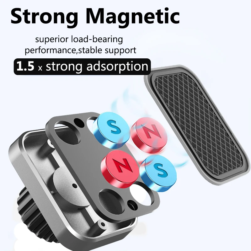 Universal Magnetic Mobile Phone Holder Car Magnet Air Vent Mount Stand Accessories Smartphone Support For iPhone X Xiaomi in Car