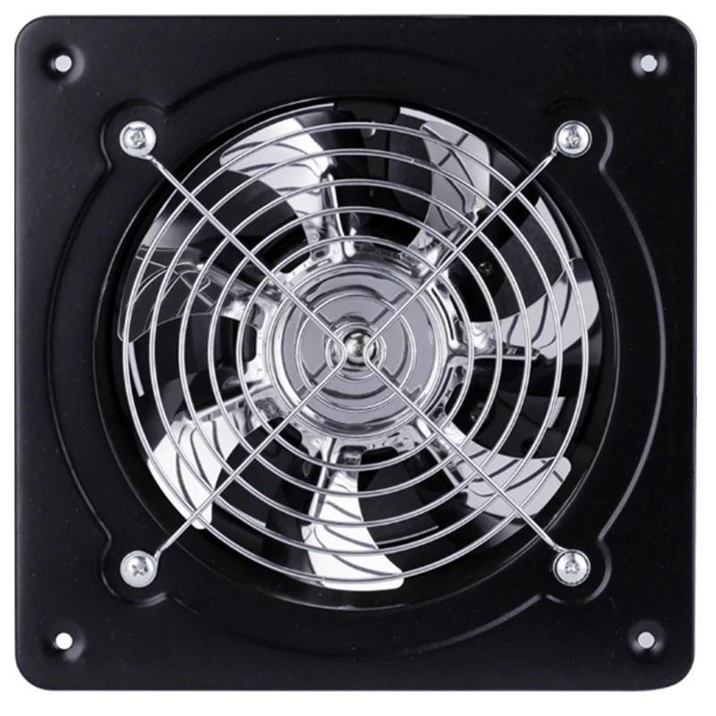 

220V Exhaust Fan 6 Inch Ventilation Exhaust Fan Hanging Wall Mounted Low Noise Home Bathroom Kitchen Smoke Exhaust Fan Air Vent