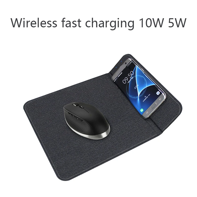  Wireless Charger Mouse Pad For iPhone 11 Pro Xs Gamer Mouse Mat Computer Mousepad Fast Wireless Cha