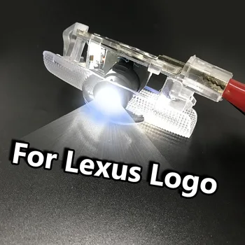 

2pcs 4pcs For Lexus Logo Car Door Step Warning Ghost Welcome Light For RX ES GS SX LS LX IS Car Tunning Auto Laser Projector