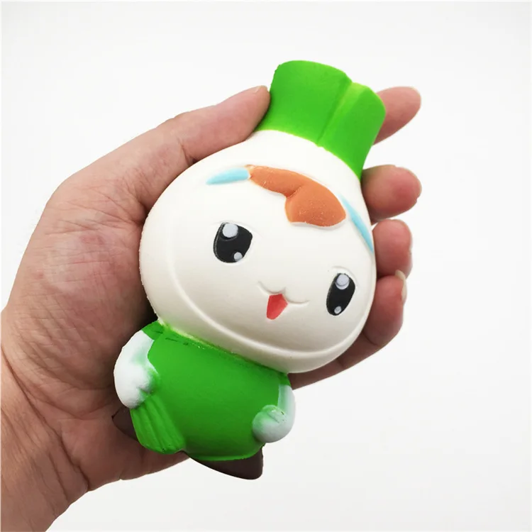 Мягкие медленно растущие мягкие игрушки милые Kawaii Jumbo большой розовый единорог мультфильм животных мягкие игрушки Jumbo - Цвет: Onion