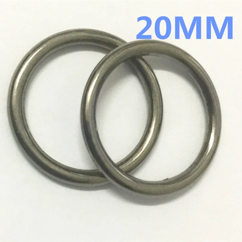 

DIY Кожа ремесло Аппаратные аксессуары для сумок уплотнительное кольцо 20 мм 50 шт пистолет черный не открытый