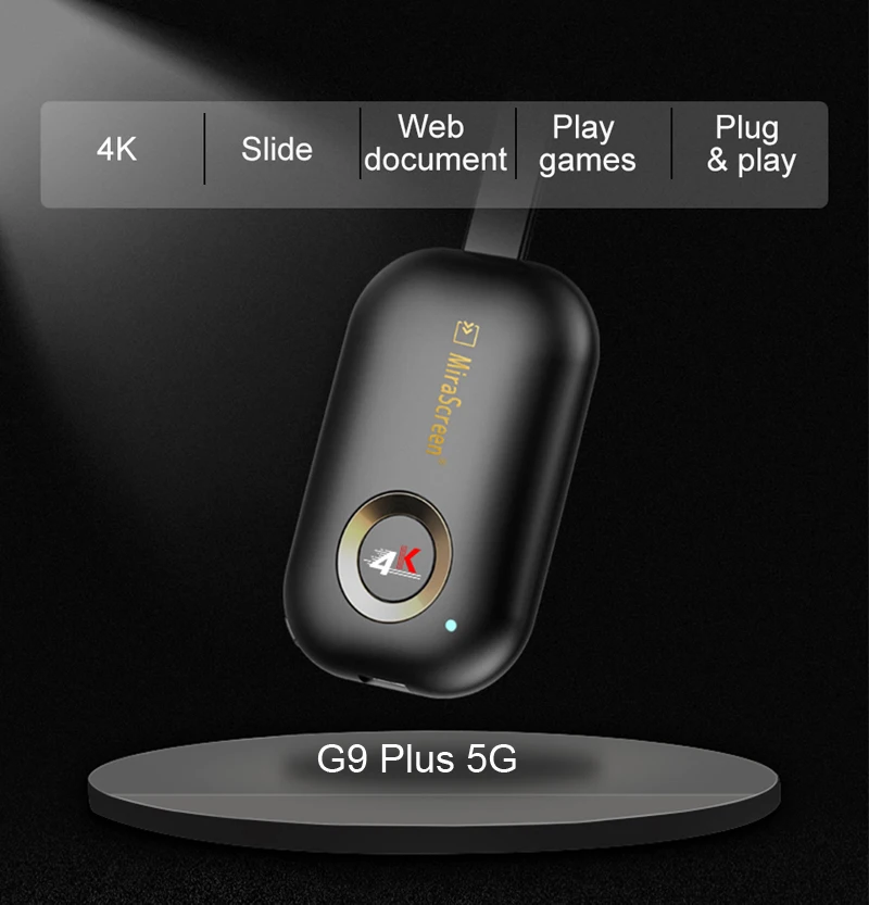 4K 5G Wireless Wifi HDMI Display Dongle Stick Video Adapter for IPad IPhone 11 Pro Max 8 IOS for Xiaomi for Huawei Samsung To TV