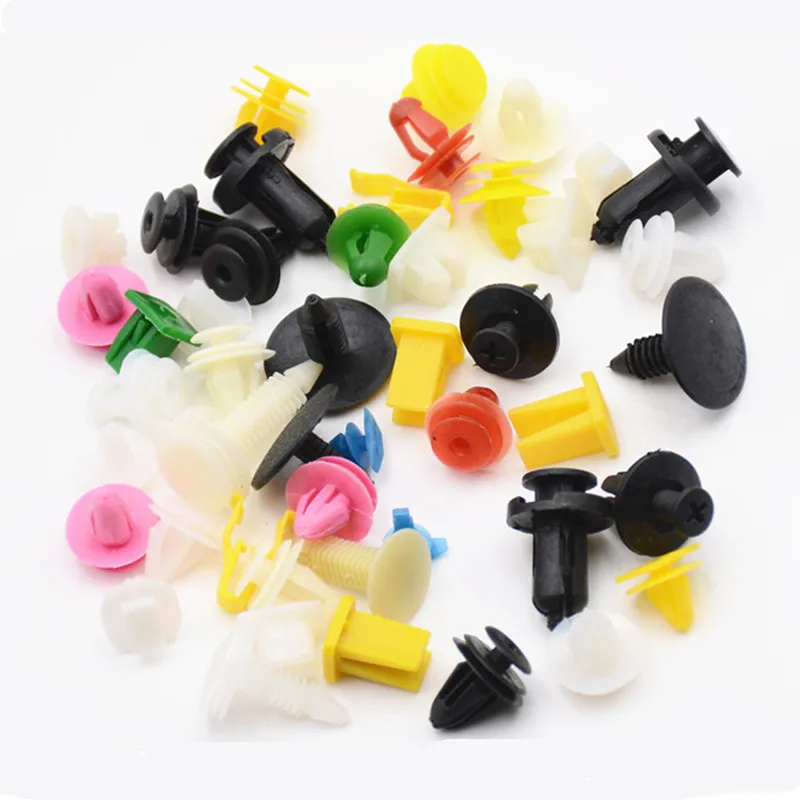 

50/100Pcs Auto Bumper Fastener Rivet Retainer Push Engine Cover Car Door Trim Panel Clip For Toyota Honda VW Renault Peugeot Kia