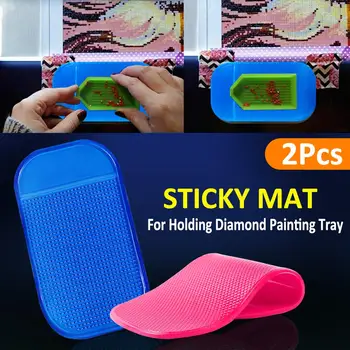 

3pc Magic Sticky Mat for Diamond Painting DIY Tools Diamonds Tray Holder Idea for Holding Tray 5D Diamond Embroidery Accessories