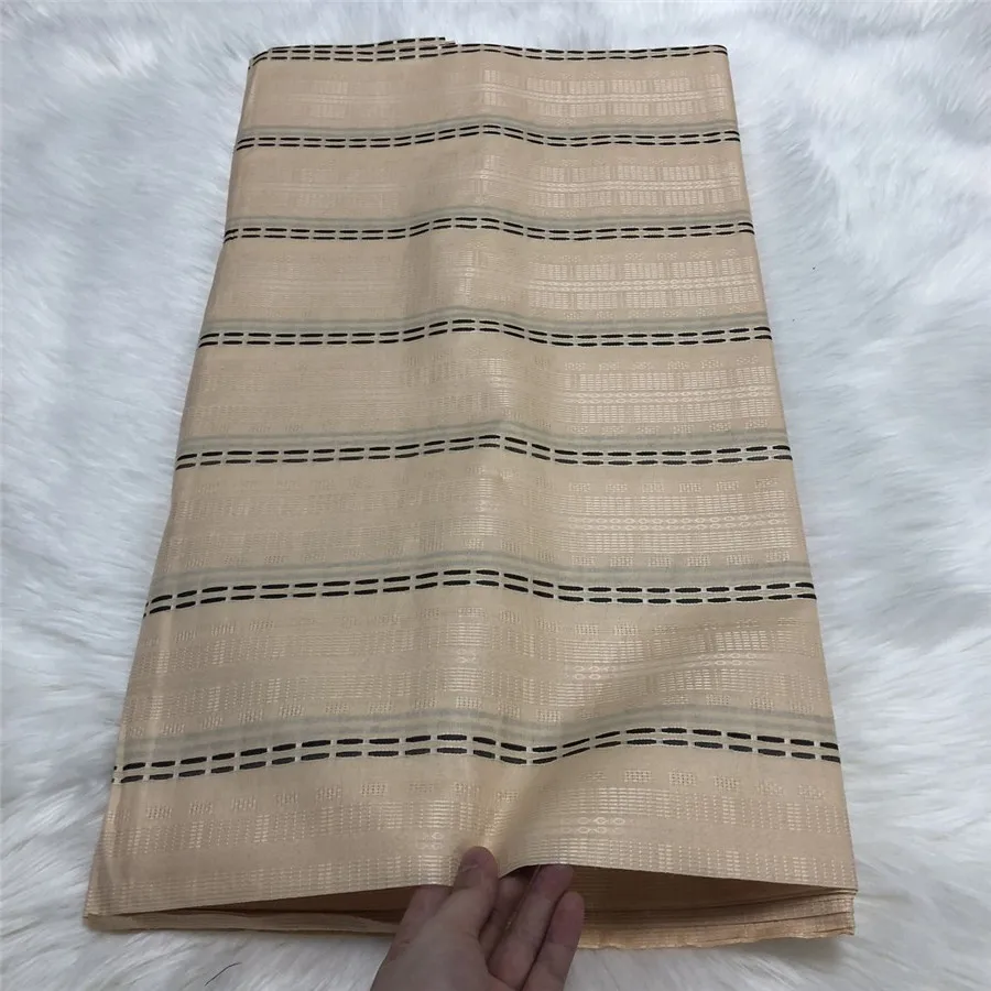 Hot Selling African 100% Cotton Nigerian Atiku Lace For Man Cloth Qtiku Fabric Fotton High Quality 5yards | Дом и сад