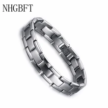 NHGBFT браслет из нержавеющей стали для мужчин ювелирные изделия магнитный магнит Здоровье