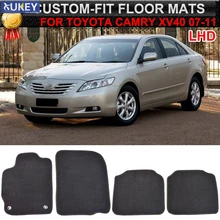 Для Toyota Camry LHD 6th XV40 2007 2008 2009 2010 2011 заказной автомобильный коврик, авто интерьер, нейлоновая резиновая подложка