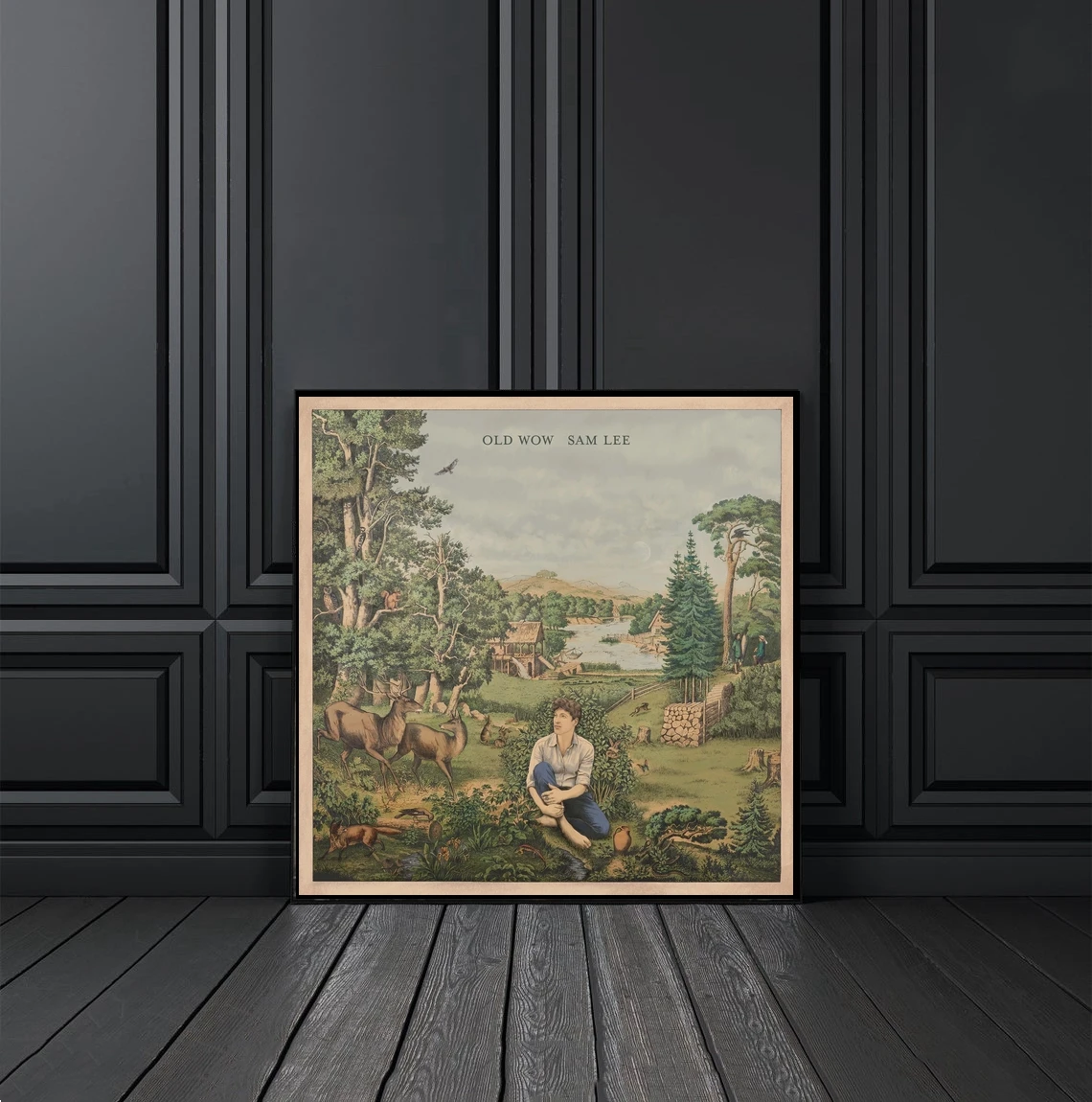 Old Wow Sam Lee Music Album Poster Canvas Print Rap Hip Hop Music Star Singer Home Wall Painting Decoration