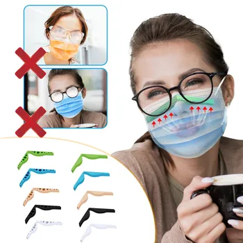 

20PCs Mask Nose Support Silicone Breath Assist Mouth Mask Inner Support Cushion Bracket Food Grade Silicone Mask Holder Breath