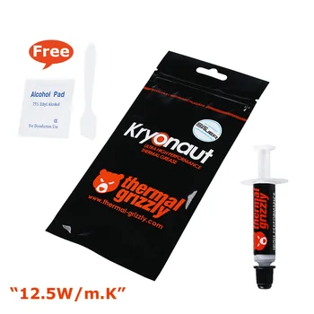 Thermal Grizzly Kryonaut Paste Cooler Grease 12.5W/m.k Water Cooling Conductive Heatsink Plaster With/No Certificate 2 Editions 1