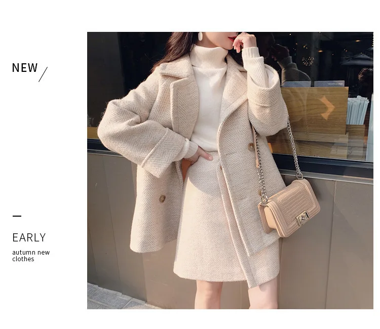 Женские пальто и куртки зимние корейские пальто для женщин CHUQING бренд Модный шерстяной пальто удобное и теплое