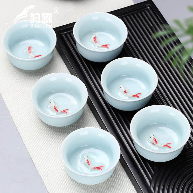 Coreano Juego De Tazas De Te Esmalte De Ceramica Pequeno Creativa Taza Verde Puer Te Porcelana Tazon Casa Jogo De Cha Cocina Bar Comedor Ac50tc Sets De Juegos De Te Aliexpress