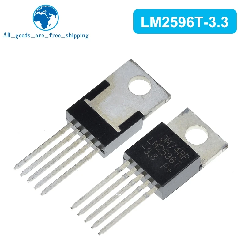 10 шт. IC LM2596T ADJ 3.3 5.0 220 Напряжение регулятор 3A Регулируемая Новый|voltage regulator|regulator