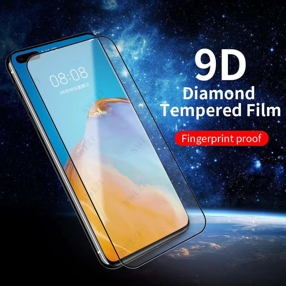 9D Full Cover Per Huawei P20 P30 Pro P40 Lite E Pellicola Protettiva Per Telefono P40 Pro Plus Pellicola Protettiva In Vetro Temperato Sul Vetro