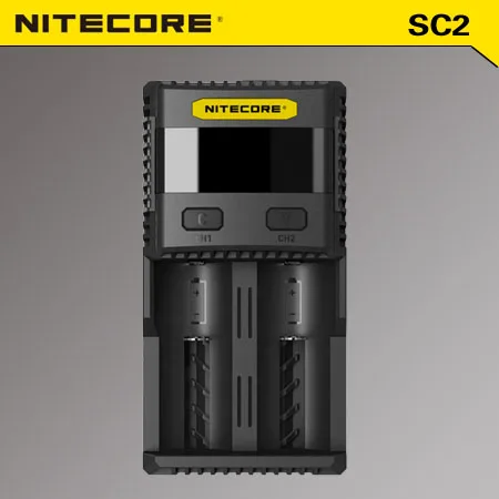 Горячее предложение NITECORE SC2 Up tp 3A с одним слотом для быстрой зарядки IMR оптимизированная программа быстрый USB выход выбираемое по току зарядное устройство
