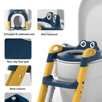 Folding Baby Pot Toilet Seat Baby Boy Potty Training Seat with Step Stool Ladder Baby Boys WC Pot Travel Pots Portable Toilet 2