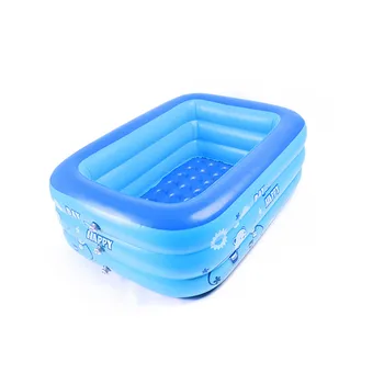 

Summer Inflatable Family Kids Children Adult Play Bathtub Water Swimming Pool Large Family PVC Square Floating Swimming Pool