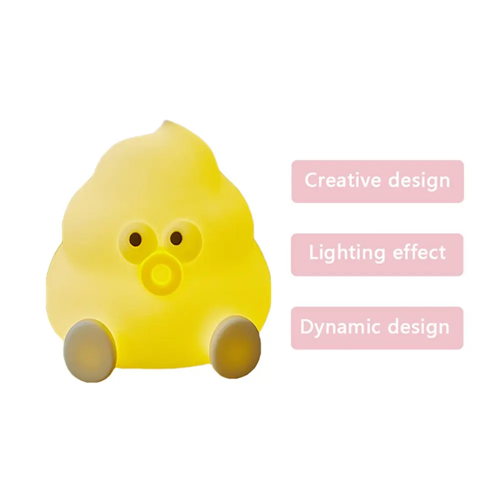 Led Poop ночник декоративное освещение для дома креативная атмосфера огни Мода Профессиональный красивый