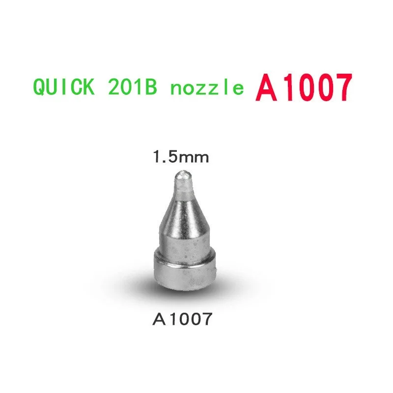 오리지널 퀵 201B 흡입 노즐 전기 석션 틴 팁 4 개, A1004 A1005 A1006 A1007, 납땜 제거 건 리더 프리 솔더 팁