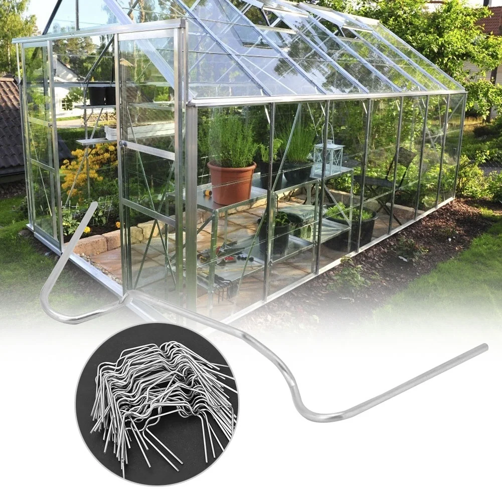 Glass Agriculture Tools 50pcs Thick Greenhouse Glazing Clips Tool "W