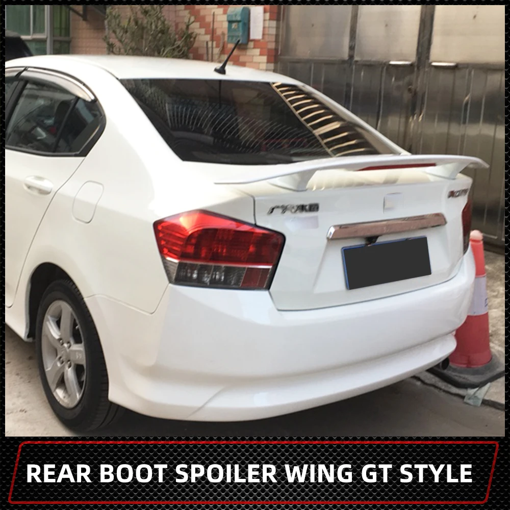 Rear Trunk Lid Boot Spoiler Wings For Honda City Sedan 2009 10 11 12 13