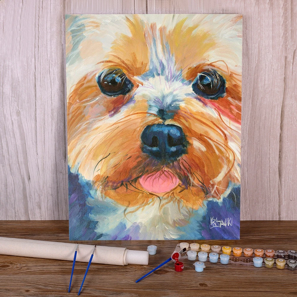 24 73 KISSEN in 6 Farben mit YORKSHIRE TERRIER HUND INKLUSIVE NAME 40 x 40 cm