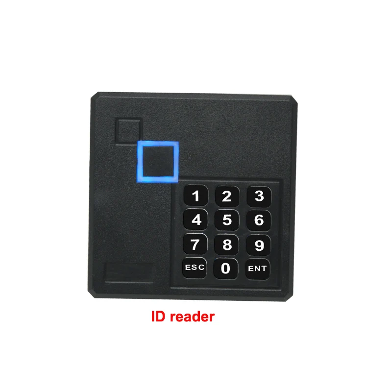 Бесконтактная RFID идентификационная карта дверная клавиатура контроля доступа считыватель 125 кГц Wiegand 26 бит цвет черный - Цвет: ID