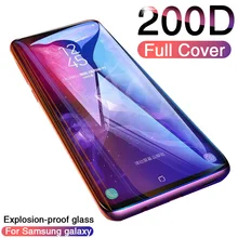 200D полное изогнутое закаленное стекло для samsung Galaxy S9 S8 Plus Note 9 8 протектор экрана на samsung S7 S6 Edge S9 защитная пленка