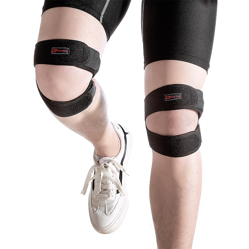 ARBOT rodillera soporte ajustable hebilla doble rótula Cinturón correa Correa soporte carrera baloncesto fútbol Protector de rodillas para deporte 