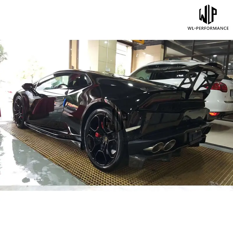 LP610 разделители переднего бампера из углеродного волокна задние рассеиватели
