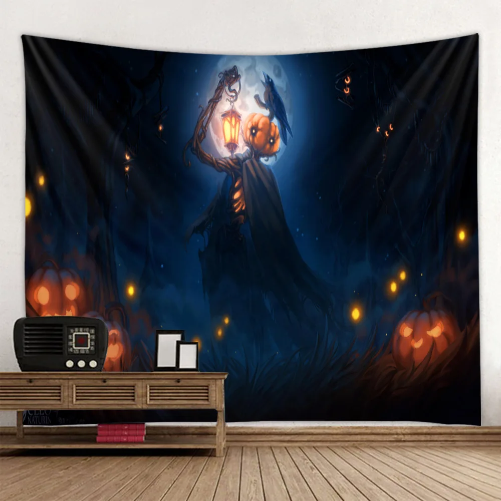

Happy Halloween 3D Printing Tapestrying funny Rectangular Home Decor Wall Hanging Halloween Party wall hanging style-6