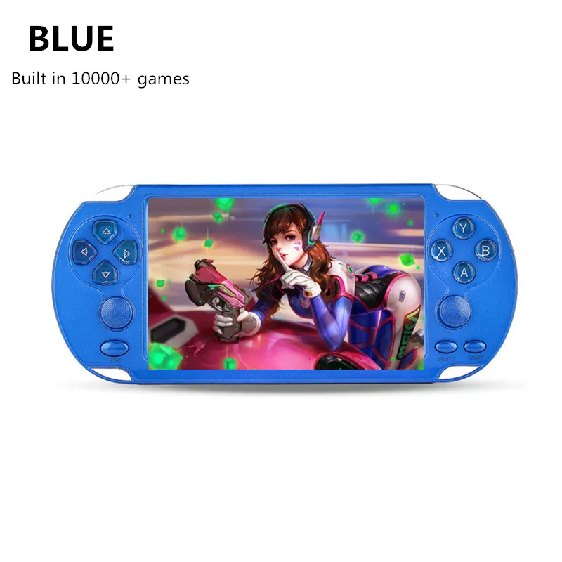 Hot Sale X9S Video Game Console 5.1 Inch HD Screen Double joystick Built in 10000 Games Multimedia Retro Handheld Game player 
