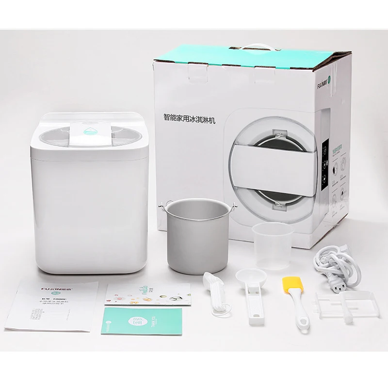 Ice cream machine household ice cream machine small automatic refrigeration ice cream machine children mini fruit ice cream 6