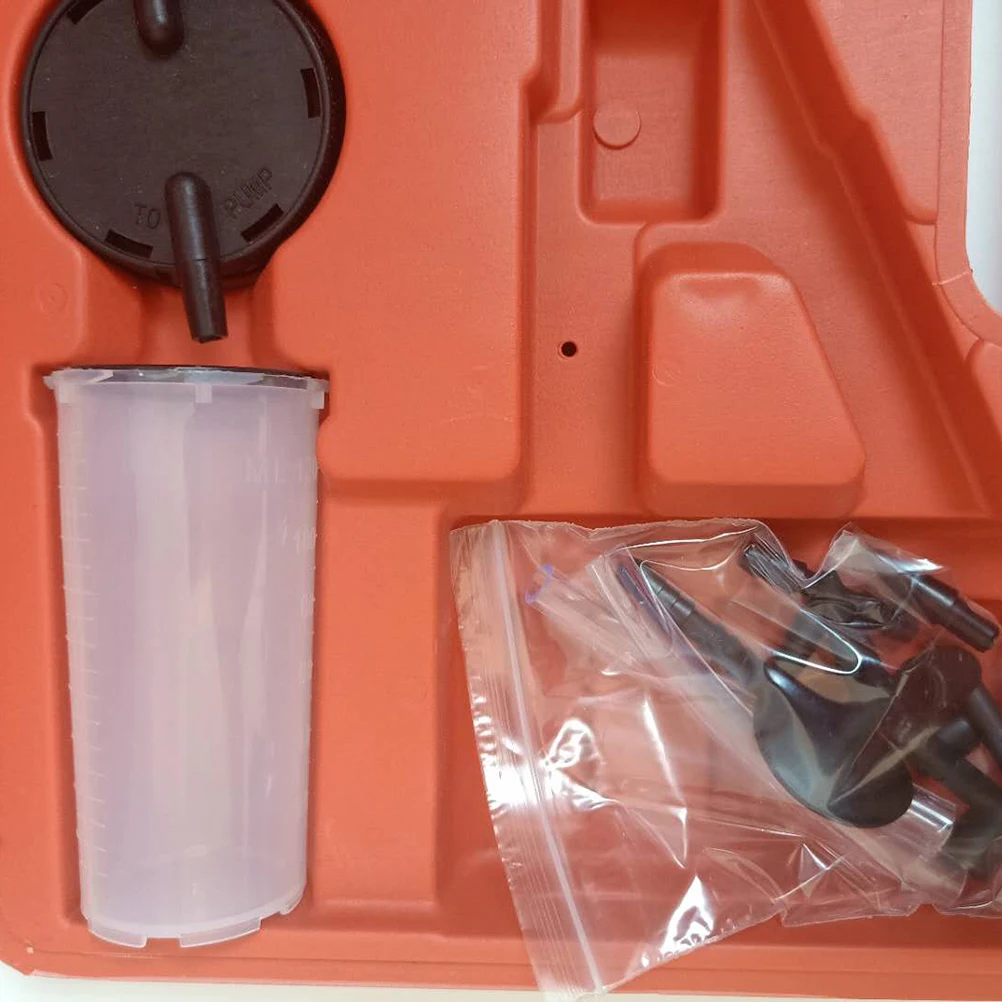 1 шт., удобный автомобильный детектор, вакуумный насос, всасывающий инструмент для автомобильного тормоза, оборудование для наполнения жидкости с манометром и сменным инструментом для труб