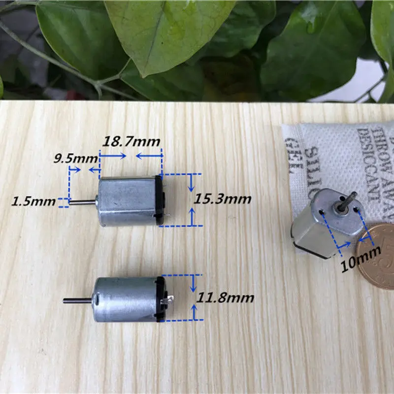 FF-030PK-13110 DC 1,5 V-4,5 V 3В 11800RPM Высокий Скорость Микро Мини 15 мм электродвигатель диаметр вала 1,5 мм набор «сделай сам» для автомобиля и лодка